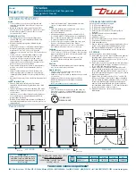 Предварительный просмотр 2 страницы True TG2DT-2S Specifications