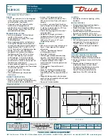 Предварительный просмотр 2 страницы True TG2RRI-2G Specifications