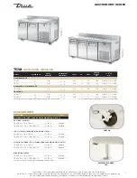 Preview for 1 page of True TGW-2 Specifications