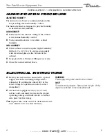 Preview for 8 page of True TH-23 Installation & Operation Instructions