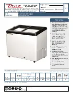 Preview for 1 page of True THF-41AL Specifications