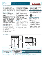 Предварительный просмотр 2 страницы True TM-52G Specifications