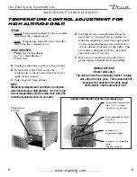 Preview for 11 page of True TMW-36F-QT Installation & Operation Instructions