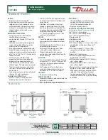 Preview for 2 page of True TPP-67 Specifications