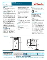 Preview for 2 page of True TR1F-1G Specifications