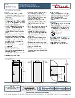 Предварительный просмотр 2 страницы True TR1HRT-1S-1S Specifications