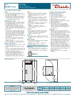 Предварительный просмотр 2 страницы True TR1RPT-1S-1S Specifications