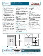 Preview for 2 page of True TR2HPT-2S-2S Specification Sheet