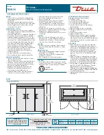 Preview for 2 page of True TR3R-3S Specifications