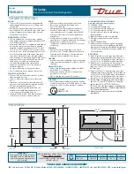 Предварительный просмотр 2 страницы True TR3R-6HS Specifications