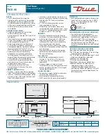 Предварительный просмотр 2 страницы True TRCB-48 Specification Sheet