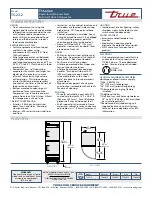 Предварительный просмотр 2 страницы True TS-23-2 Specifications