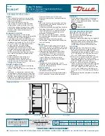 Предварительный просмотр 2 страницы True TS-28-2-PT Specifications