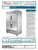 Preview for 1 page of True TS-53-4 Specifications