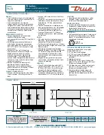 Preview for 2 page of True TS-72 Specifications