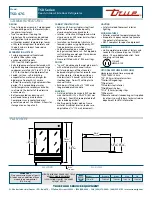 Предварительный просмотр 2 страницы True TSD-47G Specifications