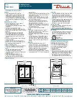 Предварительный просмотр 2 страницы True TSID-36-2 Specifications