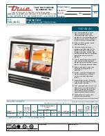 Preview for 1 page of True TSID-48-4-L Specification Sheet