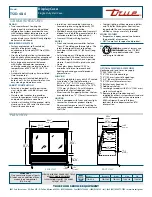 Предварительный просмотр 2 страницы True TSID-48-4 Specifications