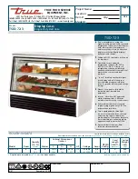 Preview for 1 page of True TSID-72-3 Specifications