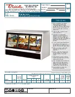 True TSID-72-6-L Specification Sheet preview