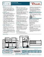 Предварительный просмотр 2 страницы True TSSU-72-18M-B Specification Sheet