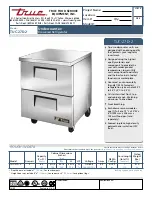 True TUC-27D-2 Specifications предпросмотр