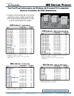 True TUC-27F-ADA Dimensions preview