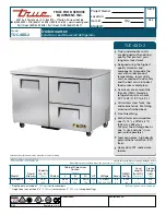 True TUC-48D-2 Specifications preview