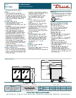 Предварительный просмотр 2 страницы True TUC-48G Specifications