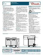 Предварительный просмотр 2 страницы True TUC-60 Specifications