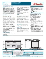 Preview for 2 page of True TUC-67D-4 Specifications