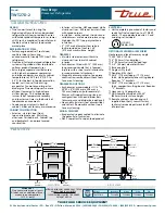 Preview for 2 page of True TWT-27D-2 Specifications