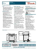 Preview for 2 page of True TWT-27F Specifications