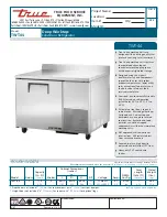 True TWT-44 Specifications preview