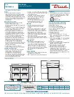 Предварительный просмотр 2 страницы True TWT-48D-4 Specifications