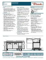 Preview for 2 page of True TWT-67F Specifications