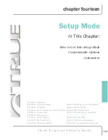 Предварительный просмотр 113 страницы True Z8.1e Owner'S Manual