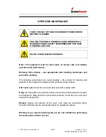 Preview for 17 page of Trueheat TCO85 Installation And Operation Manual