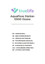 TrueLife AquaFloss Station O300 Ozone User Manual предпросмотр