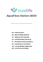 TrueLife AquaFloss Station S600 User Manual предпросмотр