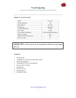 Preview for 3 page of Trueshopping JL40T-C2 User Manual