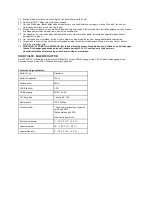 Preview for 7 page of Trueshopping JST95012V Operator'S Manual