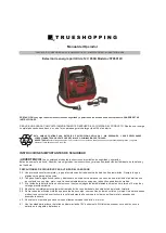 Preview for 24 page of Trueshopping JST95012V Operator'S Manual