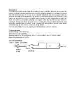 Preview for 6 page of Trueshopping KT20L Operating Instructions Manual