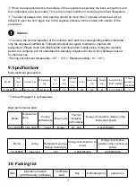 Preview for 17 page of Trufrost YC-150EW Operation Manual