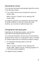 Preview for 19 page of TruHearing TH Premium/Advanced RIC+ 19 User Manual