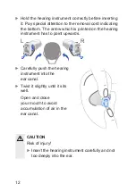 Preview for 12 page of TruHearing TH Premium IF 19 User Manual