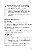 Preview for 13 page of TruHearing TH Premium IF 19 User Manual