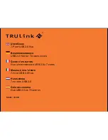 Предварительный просмотр 1 страницы TRUlink 81648 User Manual